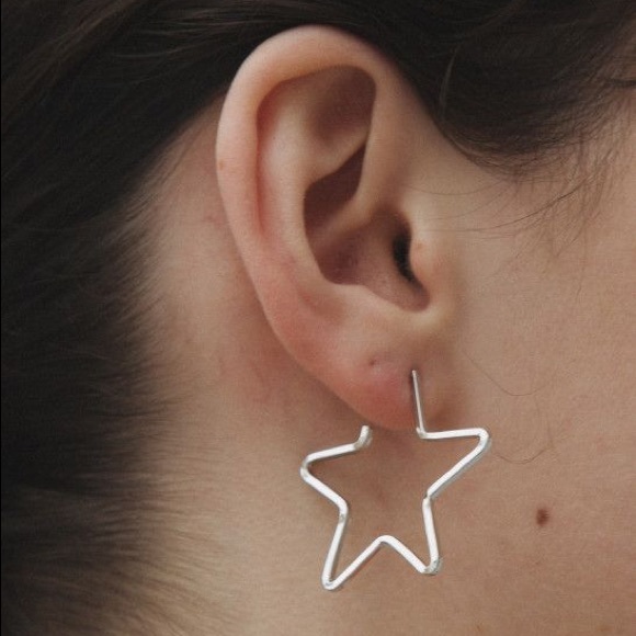 Jewelry - 🍄 COSMIC STAR HOOP EARRINGS